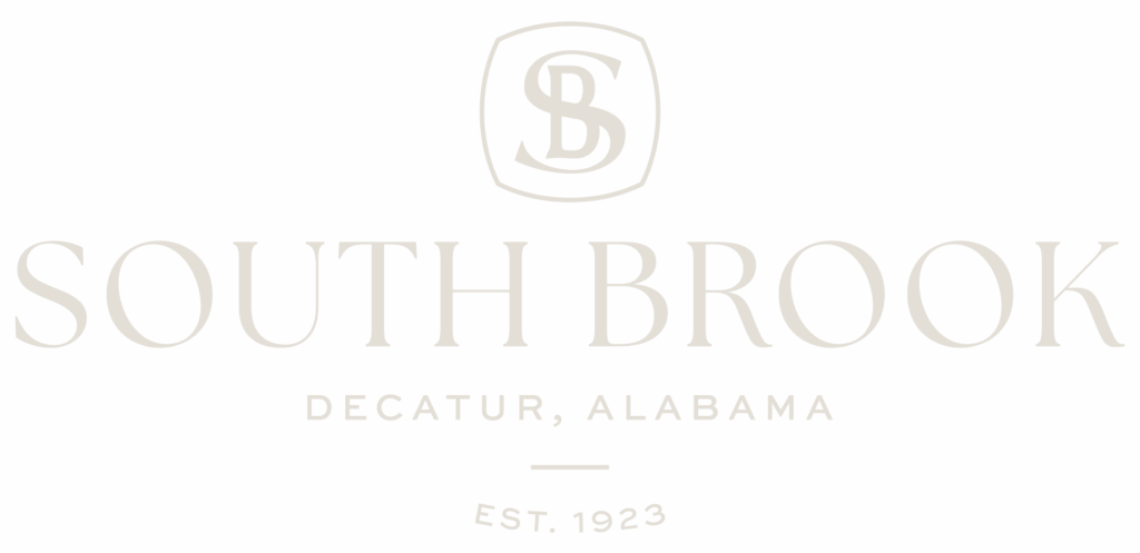 South Brook Decatur Alabama Full logo Full Logo for South Brook, a neighborhood in Decatur Alabama, Est. 1923