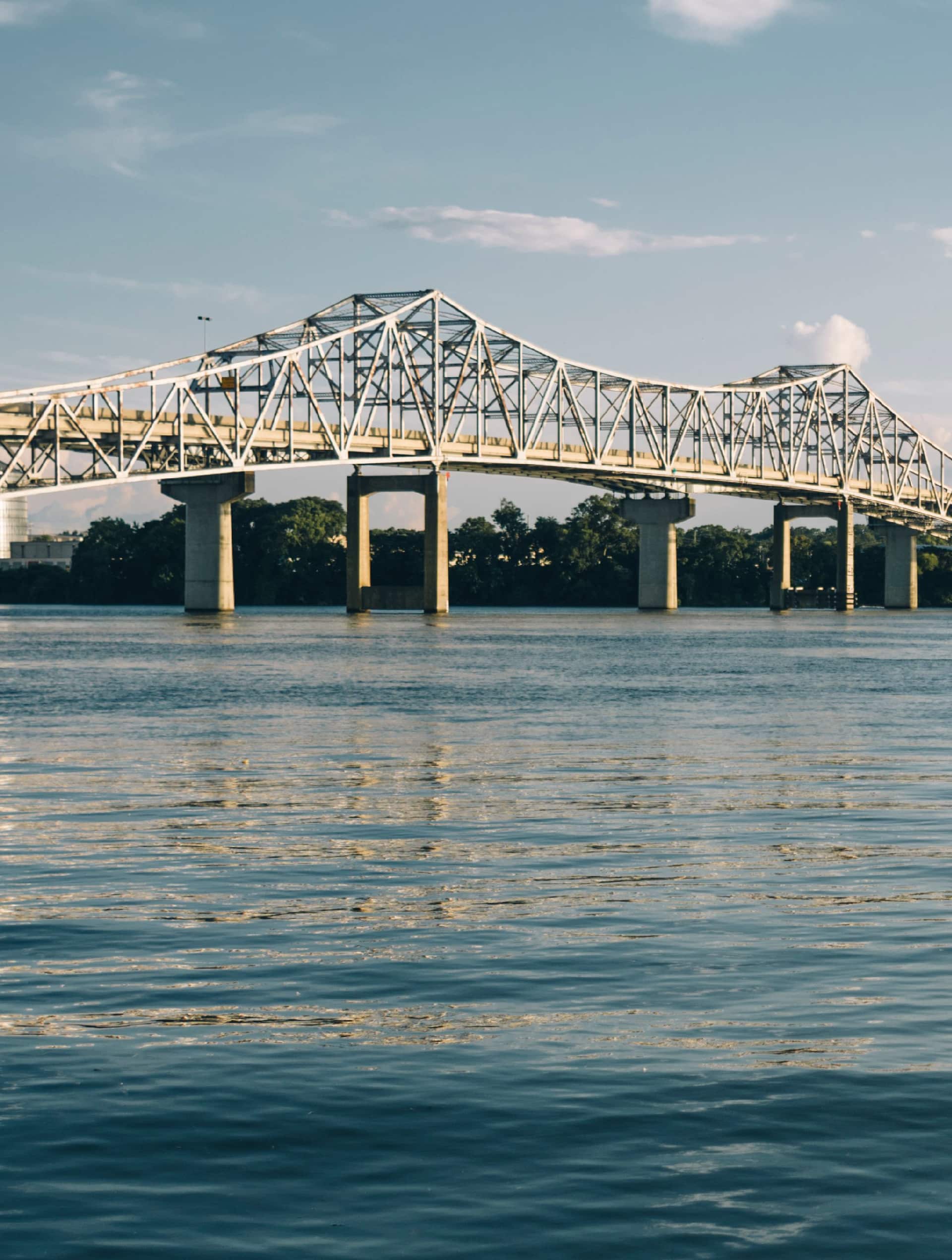 A bridge across a river in alabama